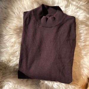 MOCK NECK SWEATER KNIT LONGSLEEVE